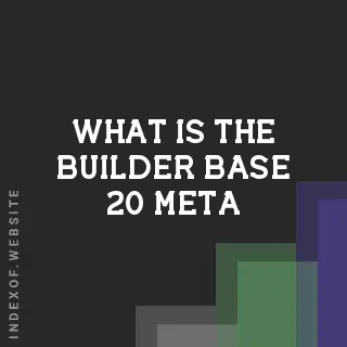 What is the “Builder Base 2.0“ Meta? Banners