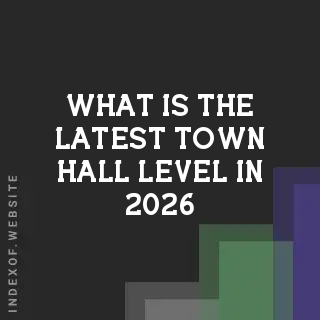 What is the latest Town Hall level in 2026? Banners